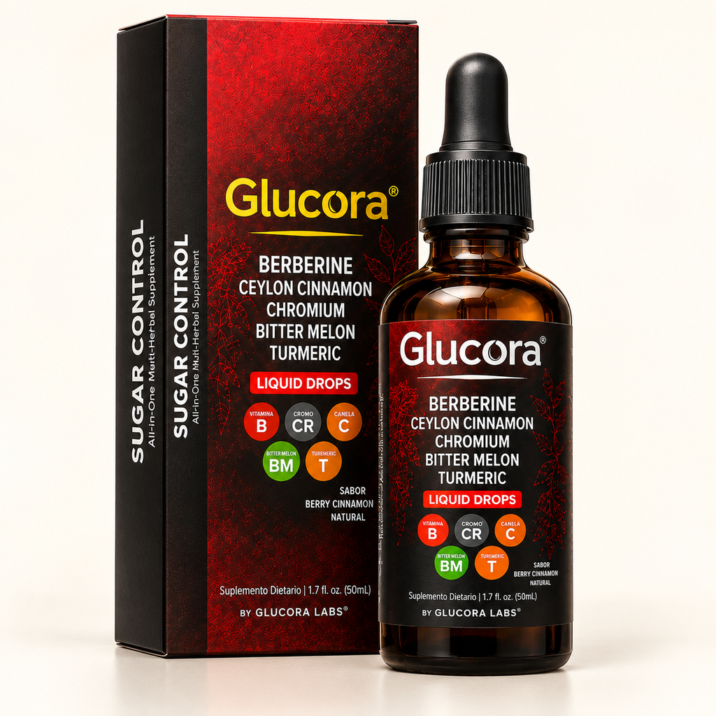 Glucora® – Suplemento Alimenticio Líquido en Gotas 50 mL